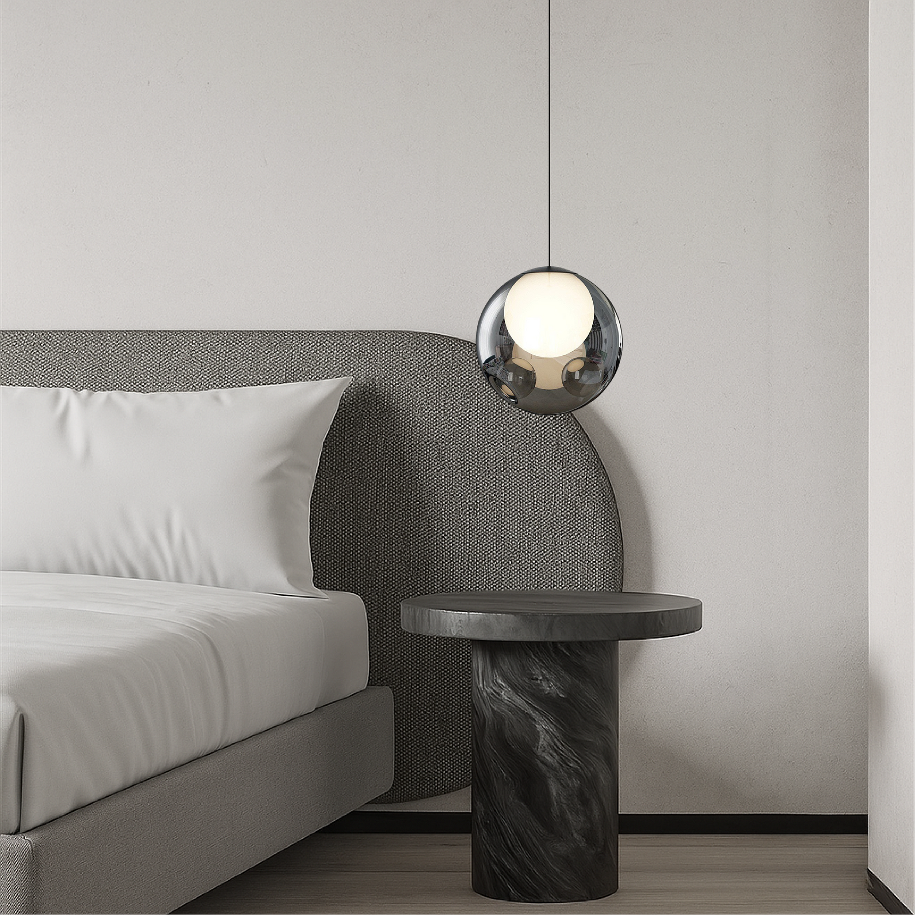 Lampe Suspendue en Verre Italien - Élégance Contemporaine et Ambiance Chaleureuse