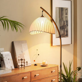 Lampe de Sol en Bambou - Élégance Contemporaine et Chaleur Accueillante