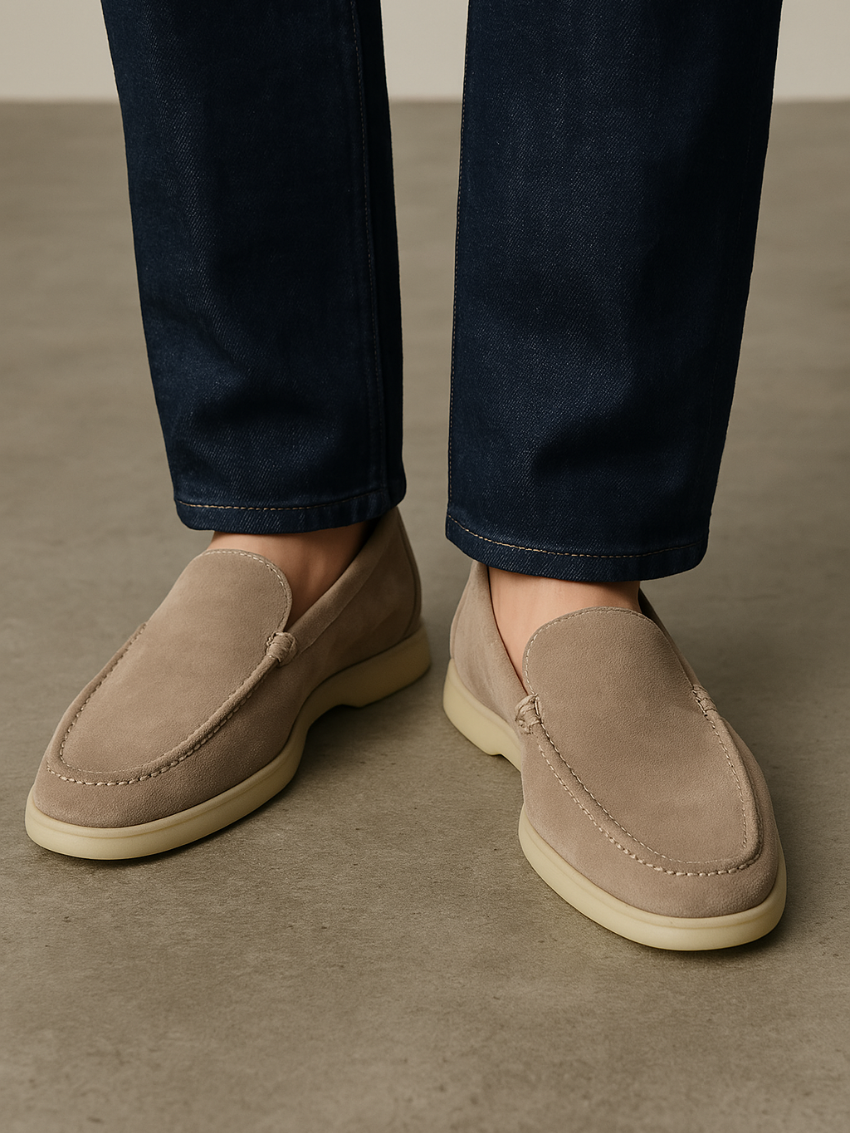 Mocassins en Suède Confortables - Respirants et Idéaux pour l'Été