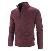 Pull à Col Zippé Décontracté - Confort et Style pour Jours Froids