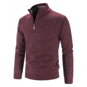Pull à Col Zippé Décontracté - Confort et Style pour Jours Froids