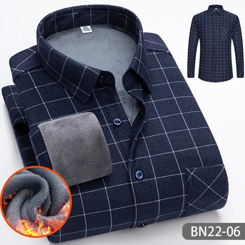 Chemise Flanelle Chaude pour Hommes - Style Décontracté et Confort Optimal