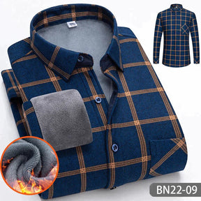 Chemise Flanelle Chaude pour Hommes - Style Décontracté et Confort Optimal
