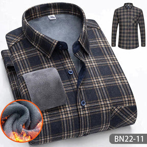 Chemise Flanelle Chaude pour Hommes - Style Décontracté et Confort Optimal