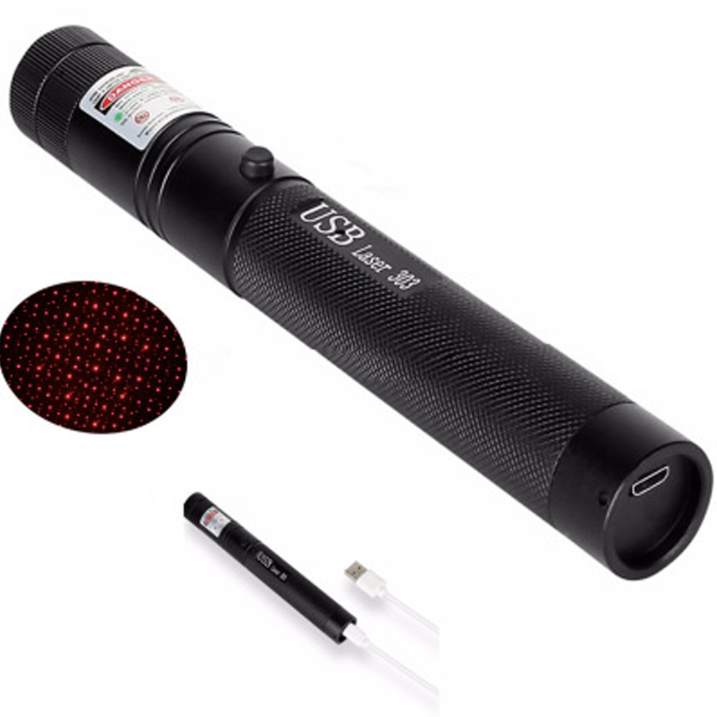 Pointeur Laser Longue Portée - Rechargeable et Sécurisé pour Extérieur