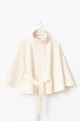 Manteau Cape Élégant pour Femmes - Chic et Pratique avec Col Haut