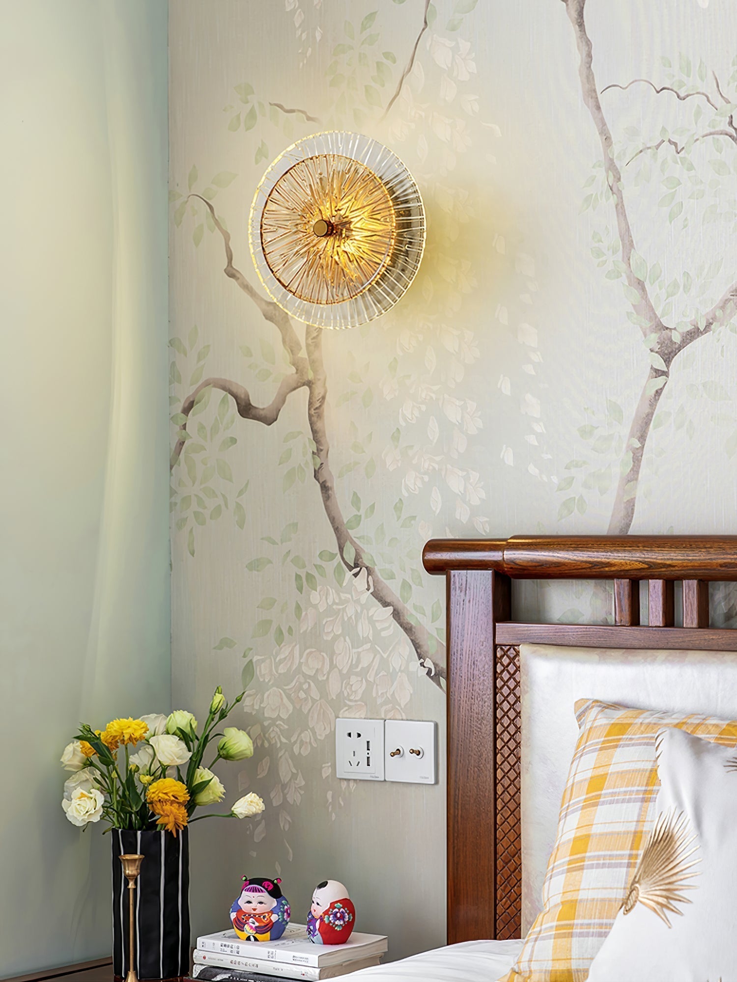 Applique Murale Fleurs de Lotus - Éclairage Élégant et Énergétiquement Efficace