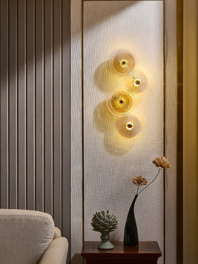Applique Murale Fleurs de Lotus - Éclairage Élégant et Énergétiquement Efficace