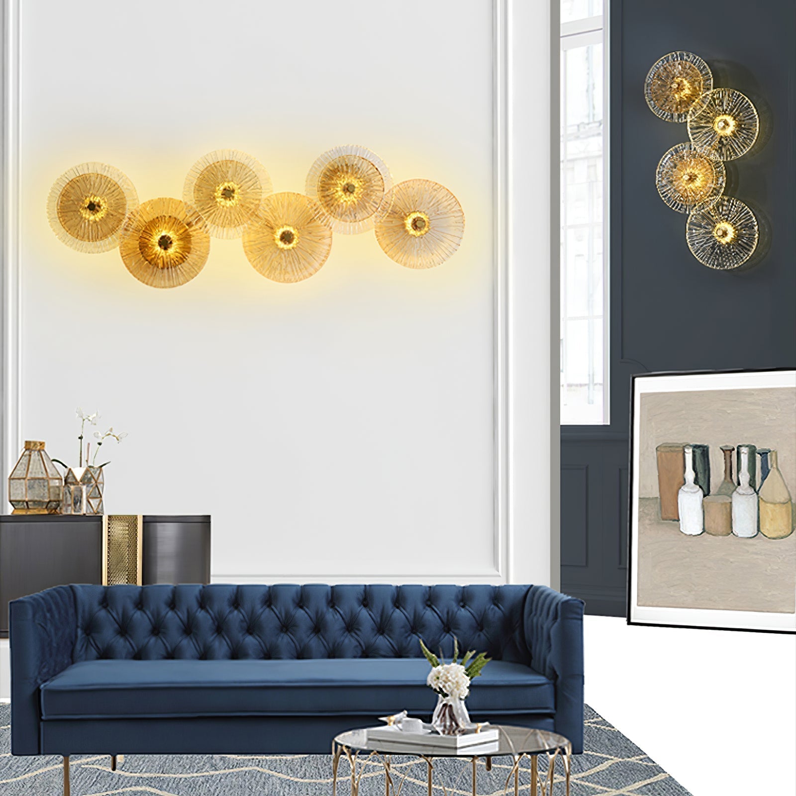 Applique Murale Fleurs de Lotus - Éclairage Élégant et Énergétiquement Efficace