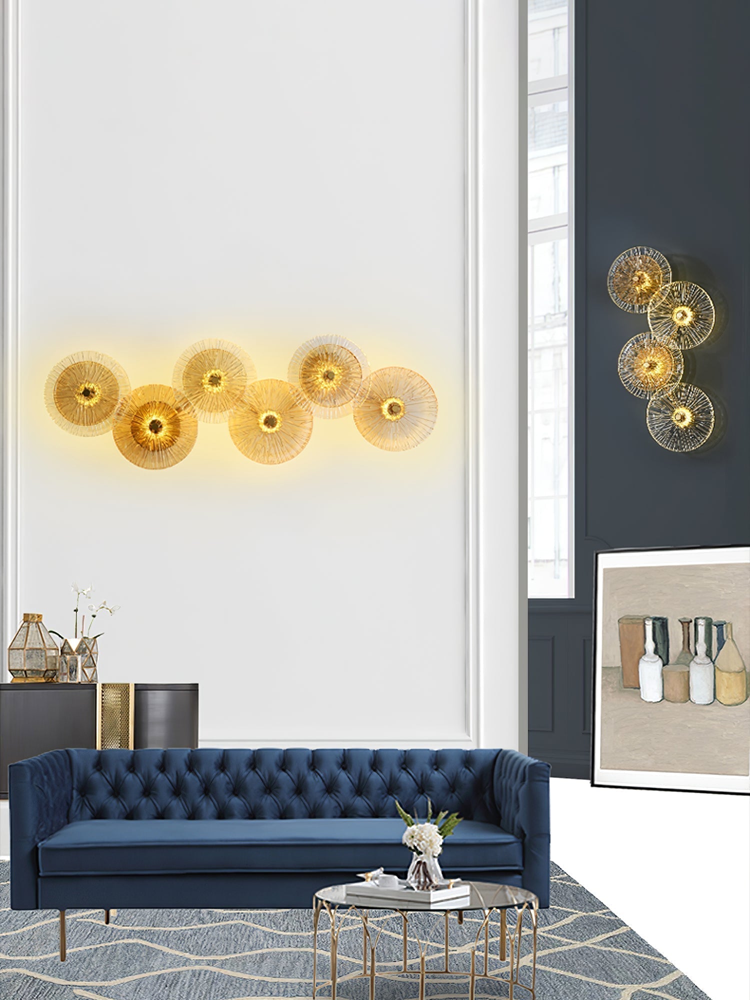 Applique Murale Fleurs de Lotus - Éclairage Élégant et Énergétiquement Efficace