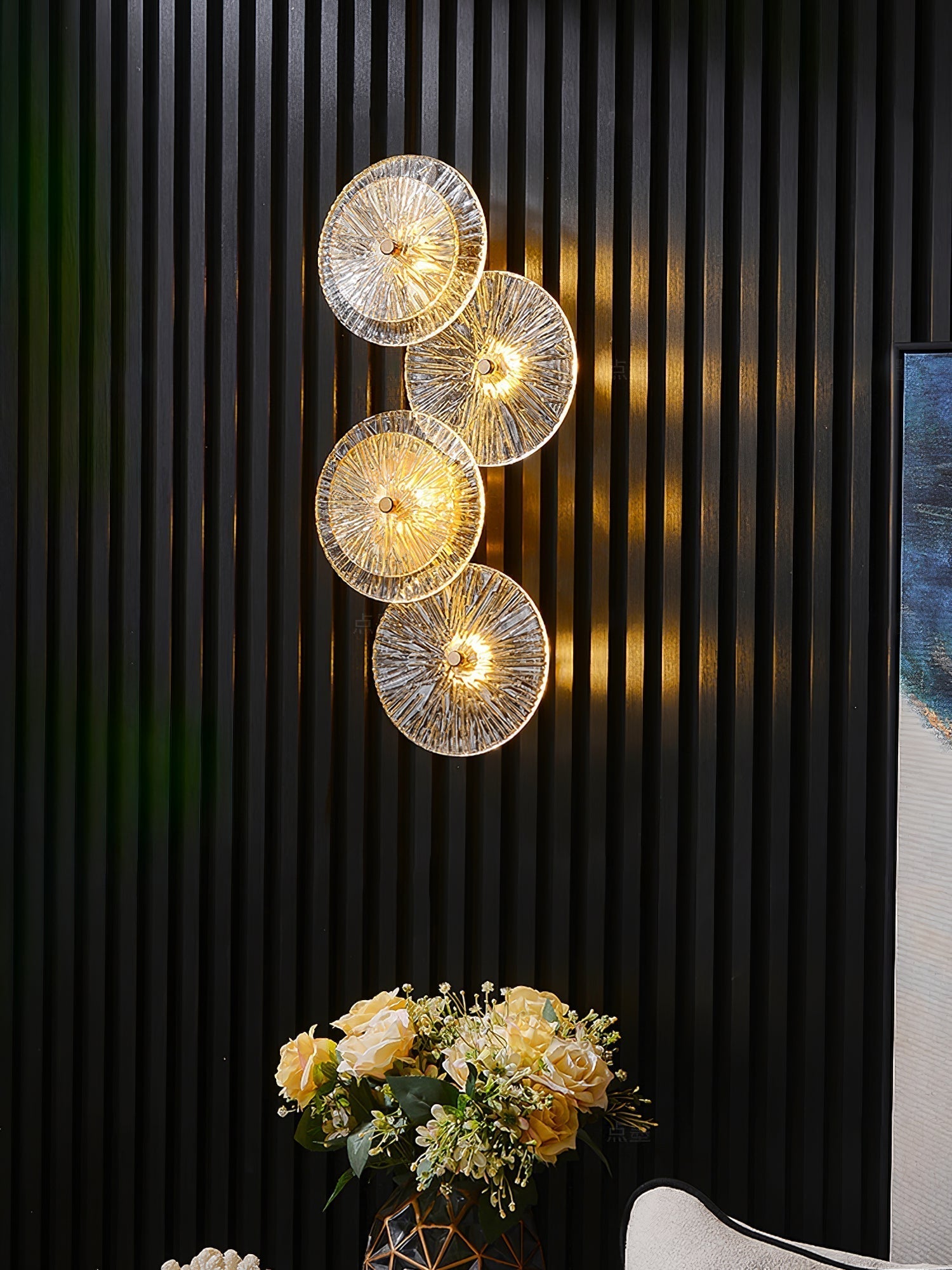 Applique Murale Fleurs de Lotus - Éclairage Élégant et Énergétiquement Efficace