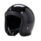 Casque de Moto Vintage Sécurisé - Léger et Confortable pour Longues Balades