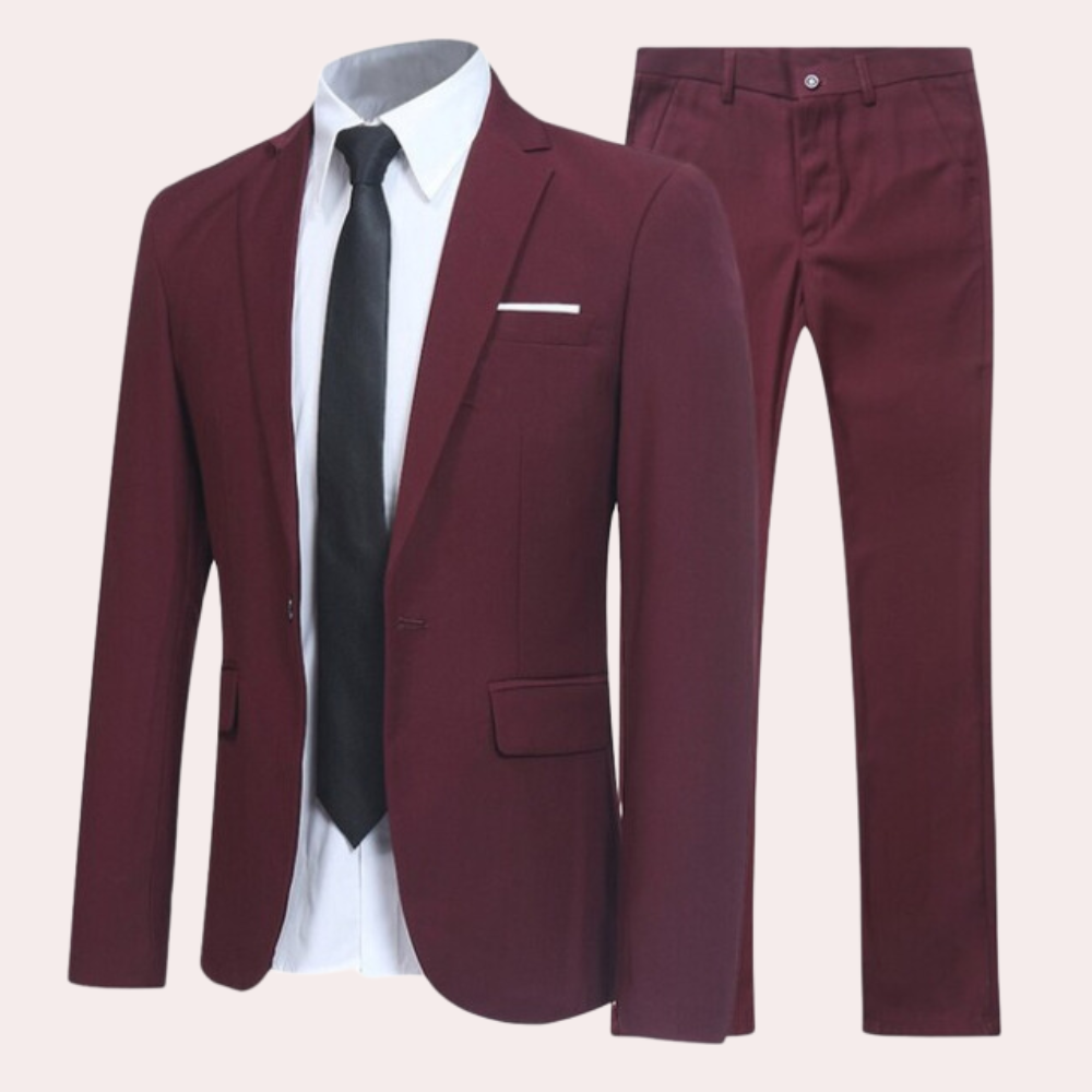Costume d'été ajusté pour Homme - Élégance et Confort pour Toutes les Occasions