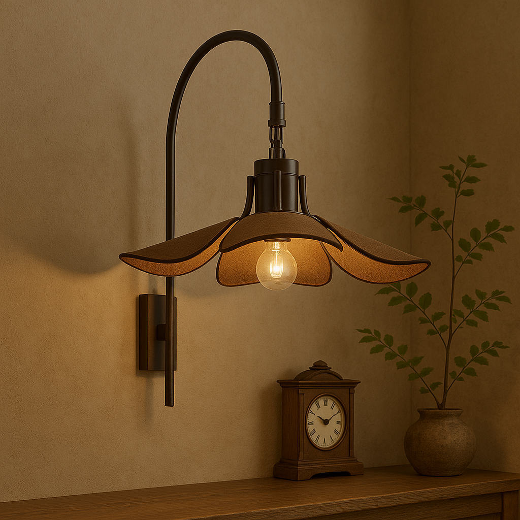 Lampe Murale Wabi Sabi Élégante - Éclairage Contemporain et Chaleureux