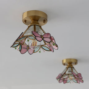 Lampe de Plafond en Forme de Papillon - Éclairage Doux et Magique pour Enfants