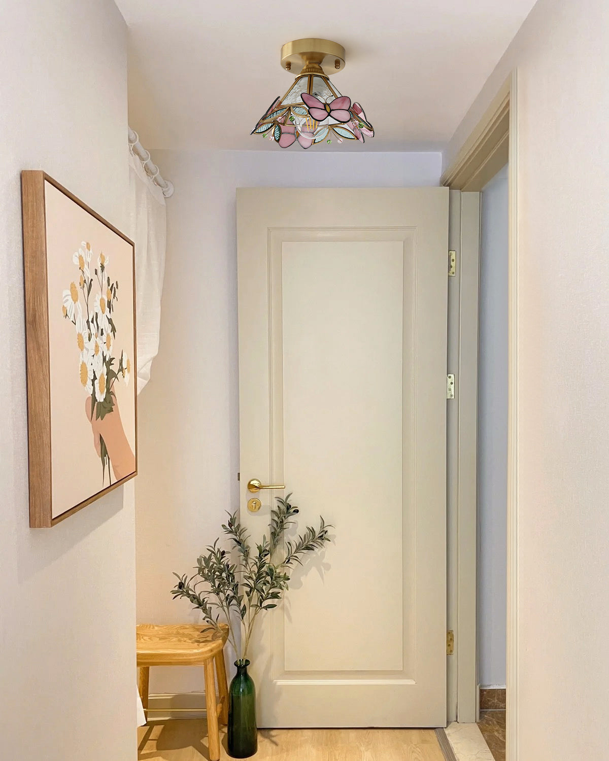 Lampe de Plafond en Forme de Papillon - Éclairage Doux et Magique pour Enfants