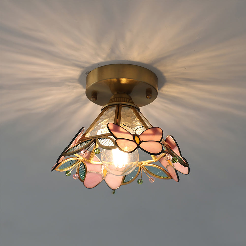 Lampe de Plafond en Forme de Papillon - Éclairage Doux et Magique pour Enfants