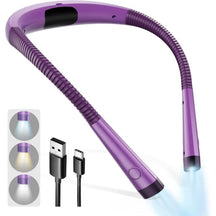 Lampe de Lecture LED Réglable - Luminosité Ajustable et Batterie Rechargeable