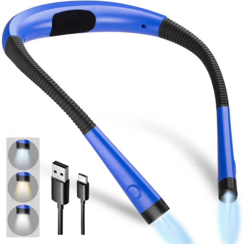 Lampe de Lecture LED Réglable - Luminosité Ajustable et Batterie Rechargeable