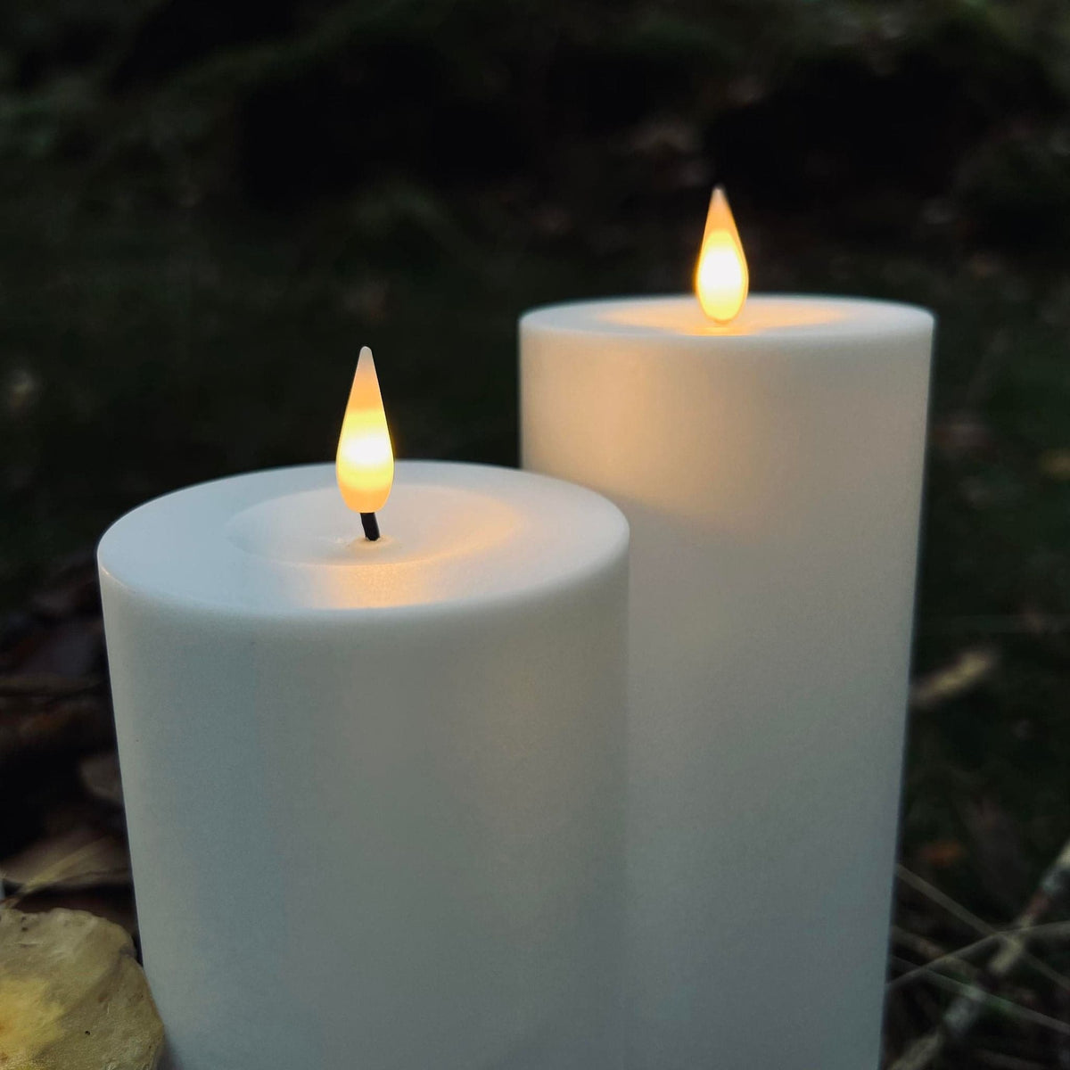 Bougies LED Sans Flamme Extérieures - Élégantes, Résistantes et Télécommandées