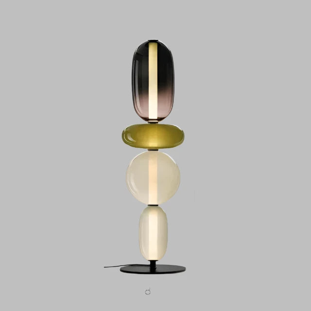 Lampe sur Pied Multicolore - Élégance et Ambiance Personnalisable