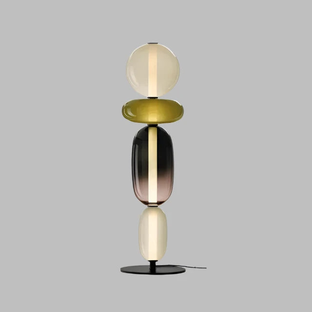 Lampe sur Pied Multicolore - Élégance et Ambiance Personnalisable