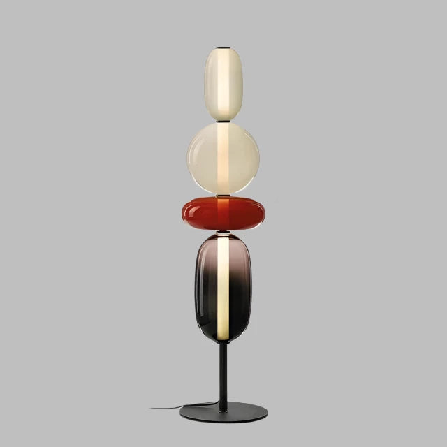 Lampe sur Pied Multicolore - Élégance et Ambiance Personnalisable