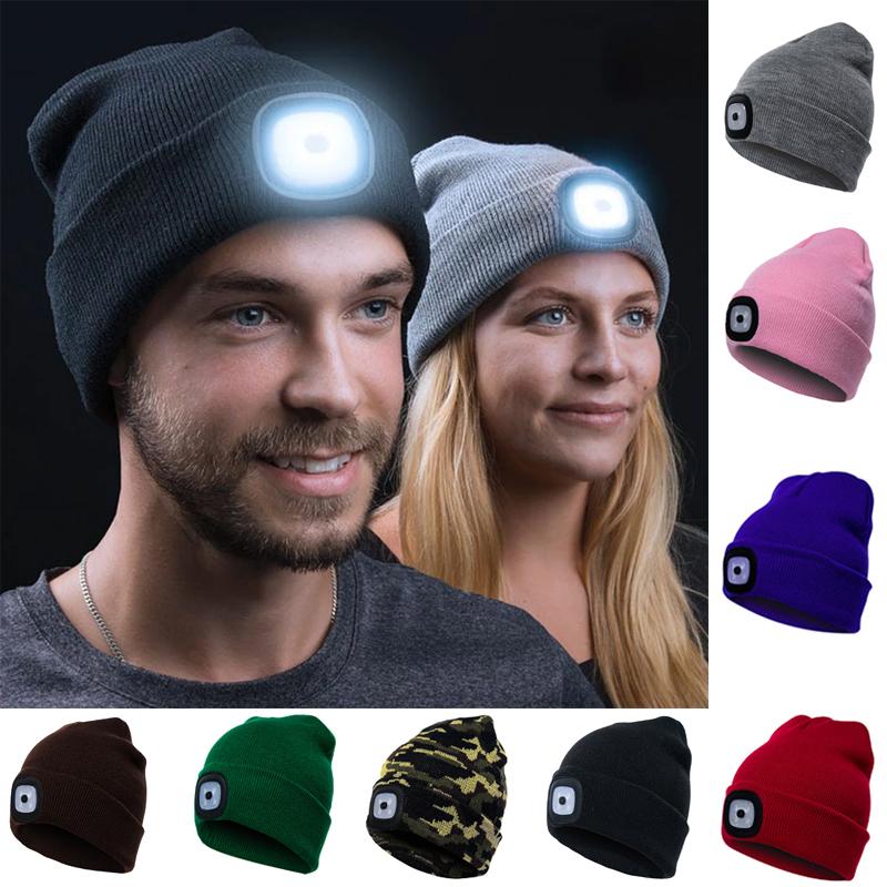 Bonnet LED Rechargeable pour Activités Extérieures - Éclairage Pratique et Confortable