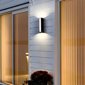 Applique Murale Extérieure Design - Éclairage Haut et Bas Élégant
