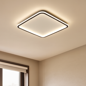 Lampe de Plafond Carrée Scandinave - Éclairage Ambiant Élégant et Apaisant