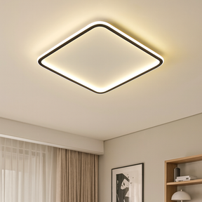 Lampe de Plafond Carrée Scandinave - Éclairage Ambiant Élégant et Apaisant