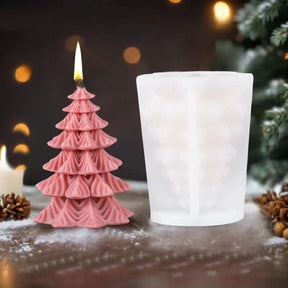 Moule à Bougies 3D en Silicone - Créez des Décorations Fait Maison