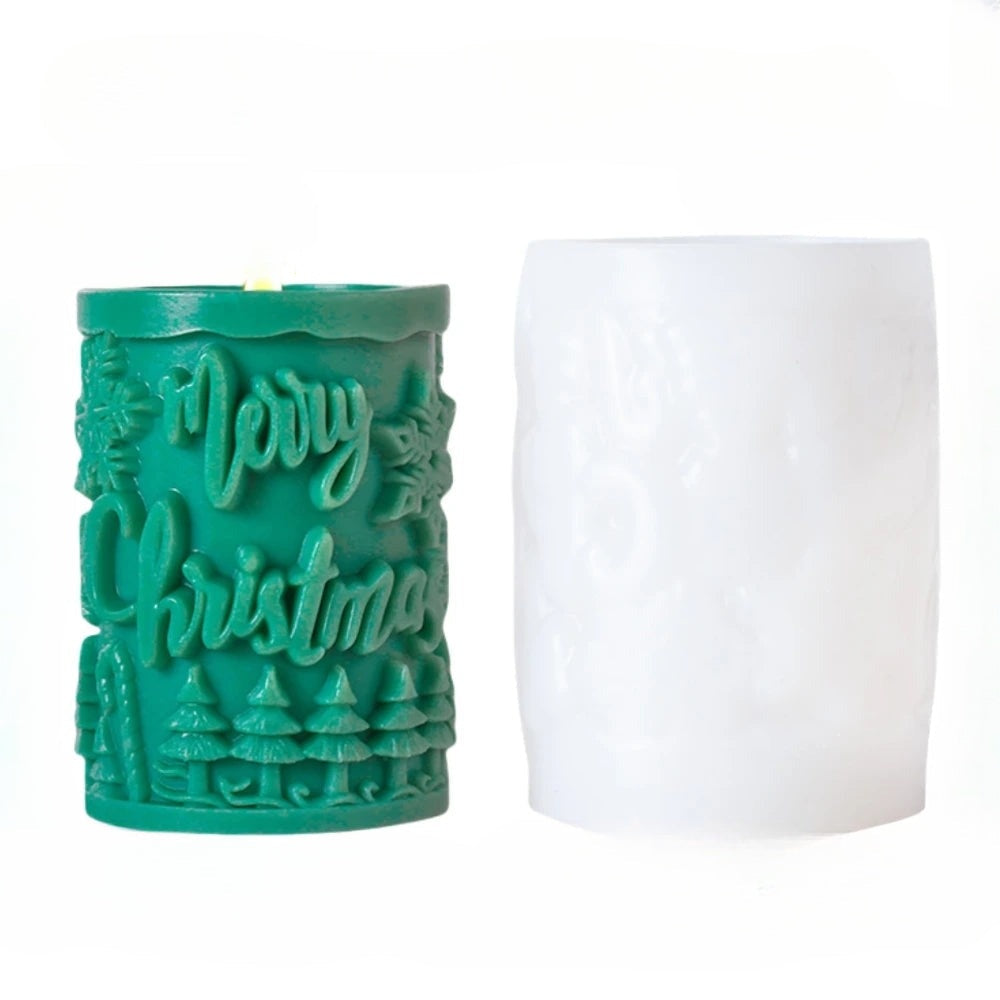 Moule à Bougies 3D en Silicone - Créez des Décorations Fait Maison