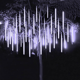 Lumières LED Météores Étanches - Effet Magique pour Décor Extérieur