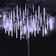Lumières LED Météores Étanches - Effet Magique pour Décor Extérieur