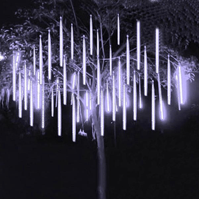 Lumières LED Météores Étanches - Effet Magique pour Décor Extérieur