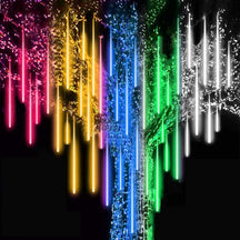 Lumières LED Météores Étanches - Effet Magique pour Décor Extérieur