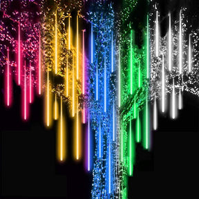 Lumières LED Météores Étanches - Effet Magique pour Décor Extérieur