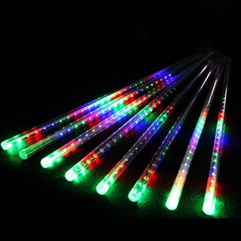 Lumières LED Météores Étanches - Effet Magique pour Décor Extérieur