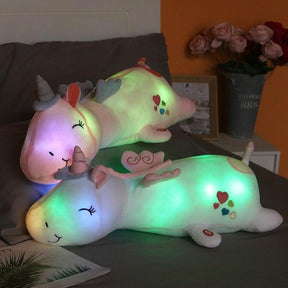 Peluche Licorne Lumineuse pour Enfants - Douceur et Confort Nocturne