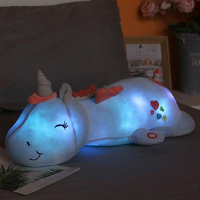 Peluche Licorne Lumineuse pour Enfants - Douceur et Confort Nocturne