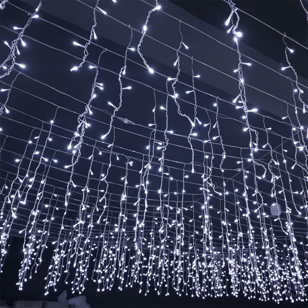Lumières de Guirlande Étanches pour Extérieur - Ambiance Festive et Éblouissante