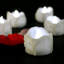 Porte-bougies LED sans Flamme - Ambiance Sûre et Chaleureuse