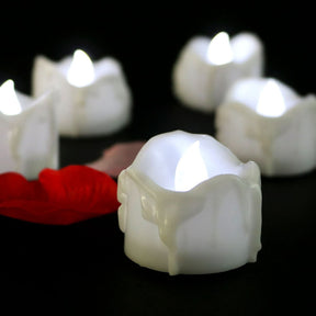 Porte-bougies LED sans Flamme - Ambiance Sûre et Chaleureuse