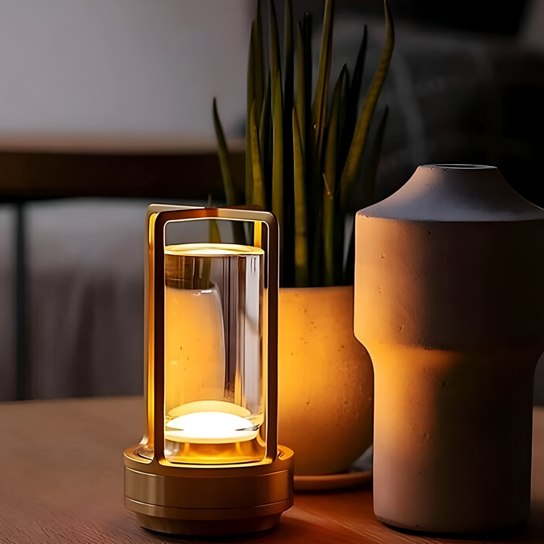 Lampe de Table Dimmable Portable - Éclairage Élégant et Résistant aux Intempéries