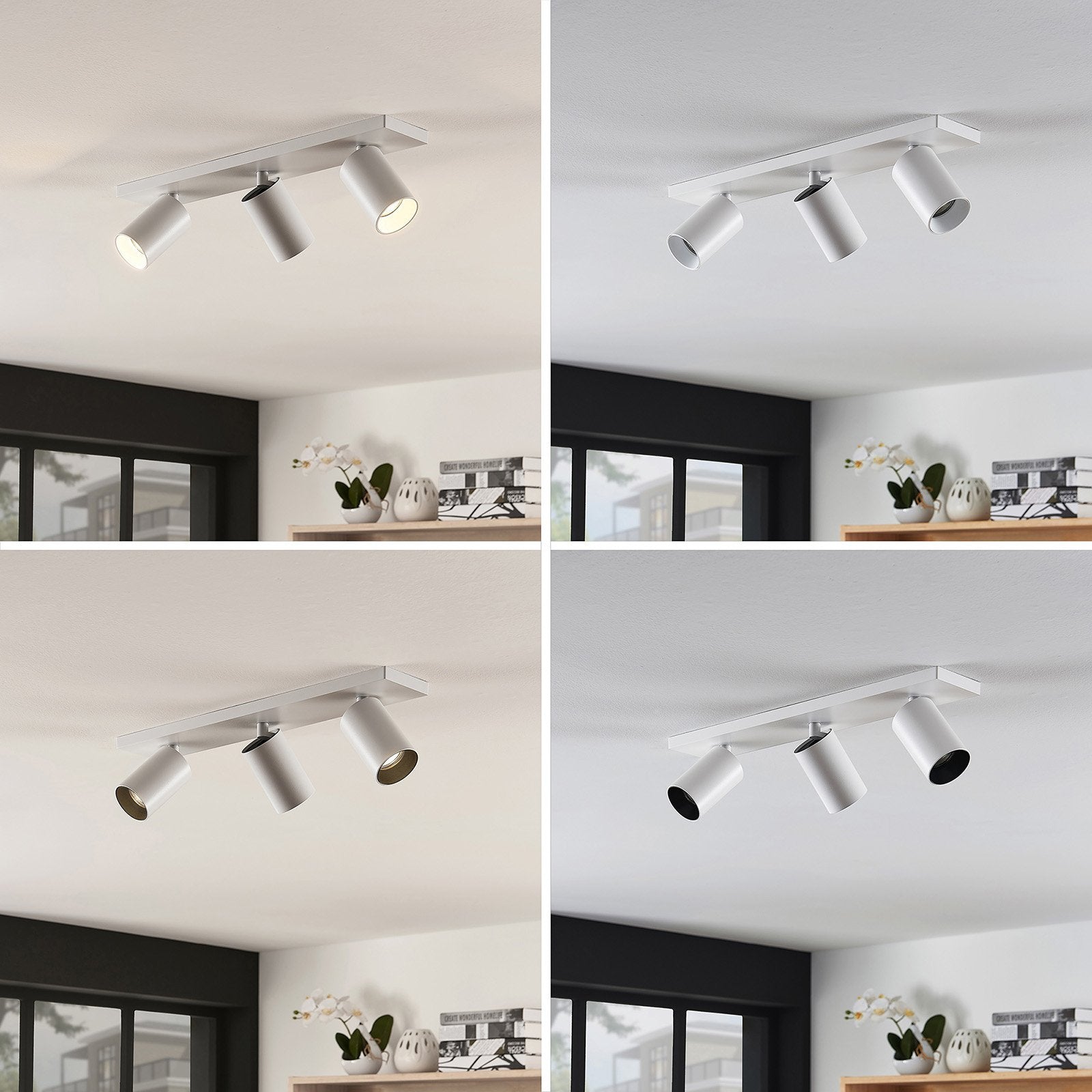 Projecteur LED Ajustable pour Plafond - Éclairage Flexible et Moderne à la Maison