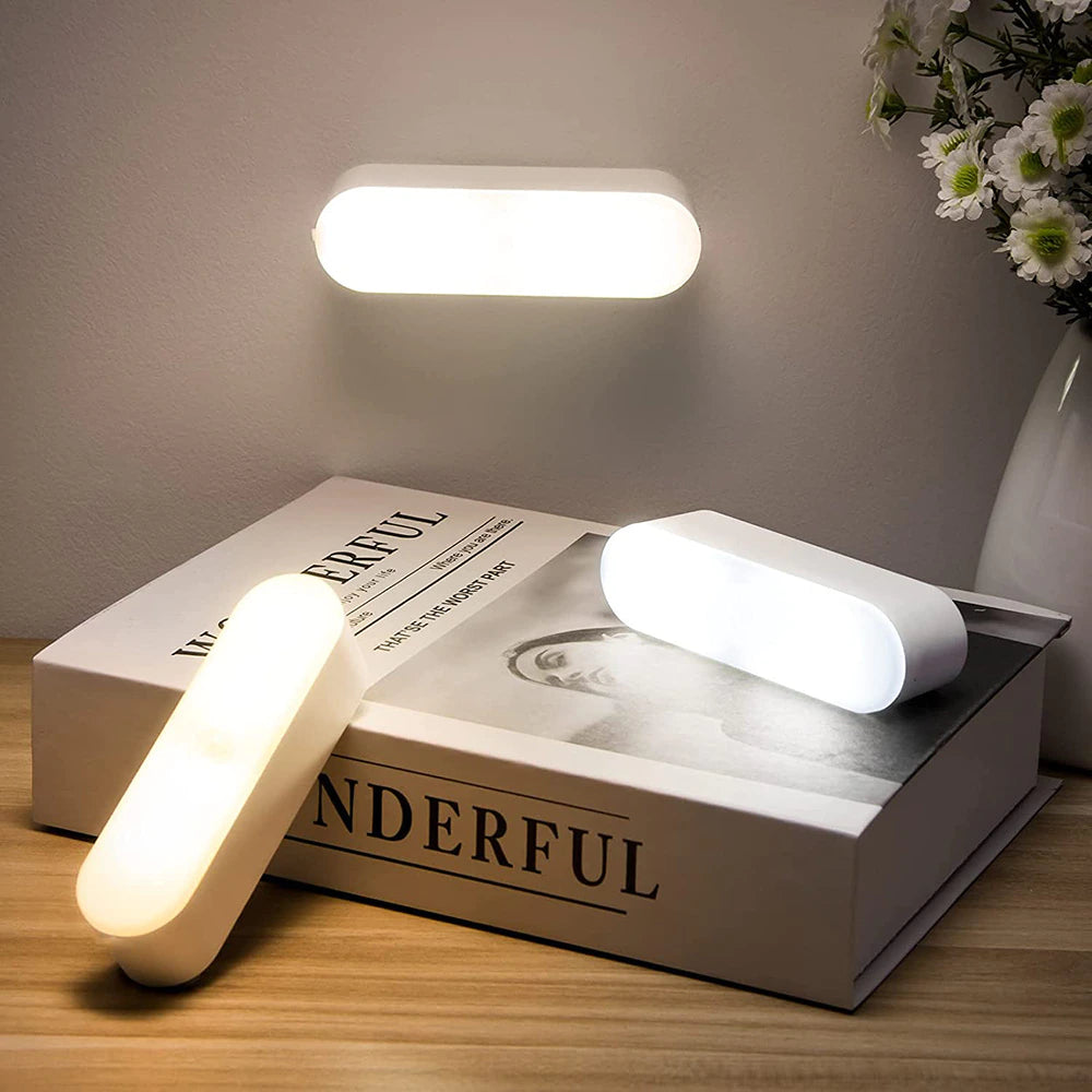 Applique Murale LED Rechargeable - Détection de Mouvement et Design Élégant
