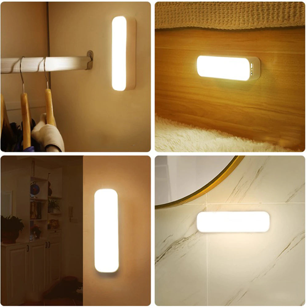 Applique Murale LED Rechargeable - Détection de Mouvement et Design Élégant