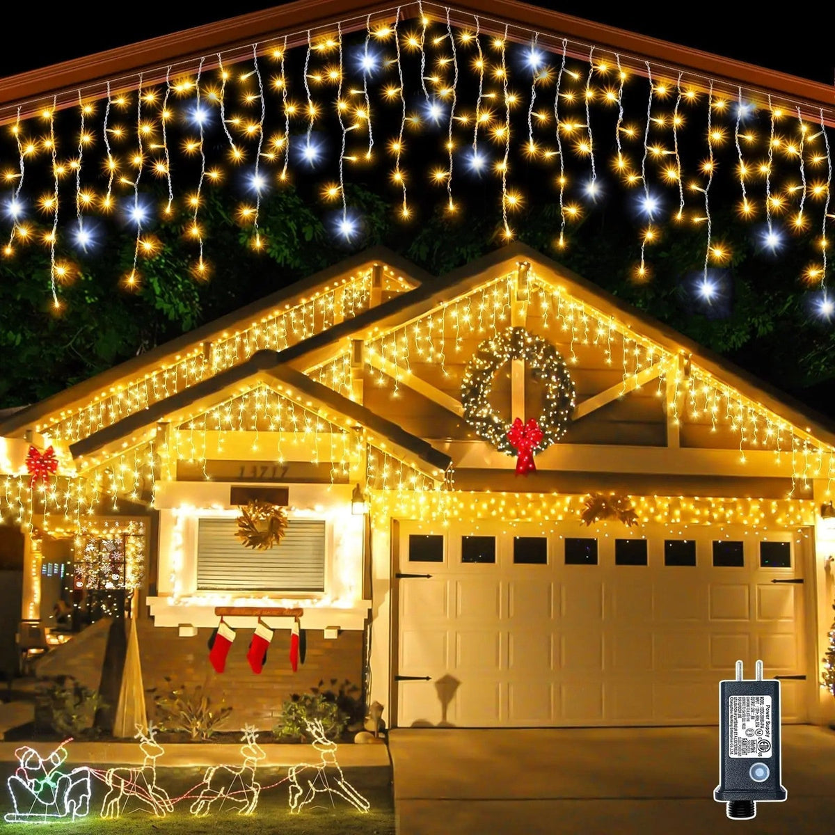 Guirlande Lumineuse Extérieure LED - Ambiance Chaleureuse et Festive