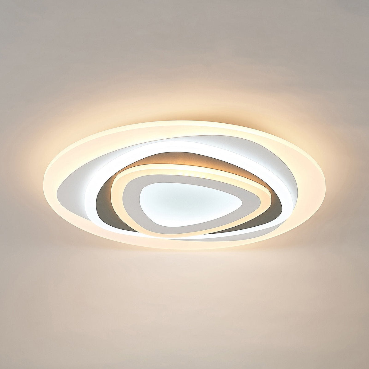 Plafonnier LED Moderne Réglable - Éclairage Brillant et Design Épuré